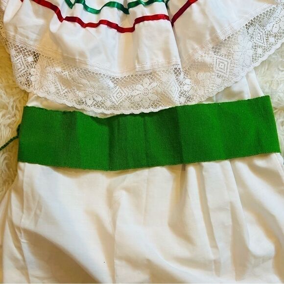 JUST BELT Mexican green traditional belt 16 de Septiembre fiesta / 5 de mayo - Picture 3 of 6
